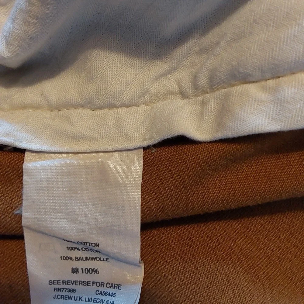 J. Crew Men's Essential Brown Shorts‎ Size 38 Chino Dock Boat Casual 9